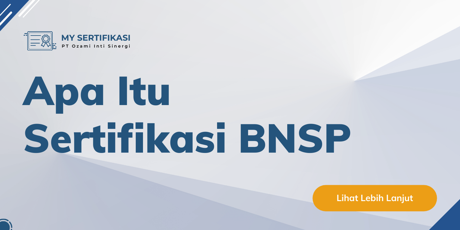 Sertifikasi Bnsp Mysertifikasi