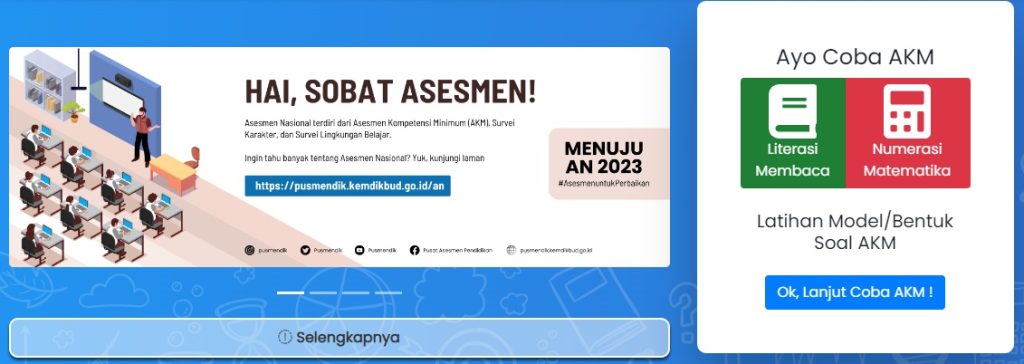 latihan model bentuk soal AKM 2023 gratis