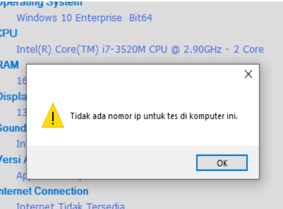 solusi troubleshooting ANBK tidak ada nomor ip