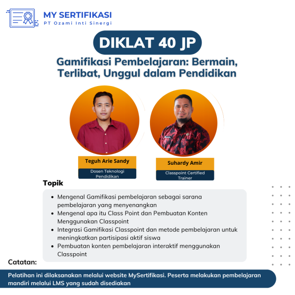 Diklat Gamifikasi Classpoint