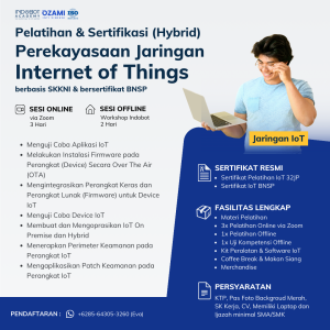 Sertifikasi BNSP Perekayasaan Jaringan IoT