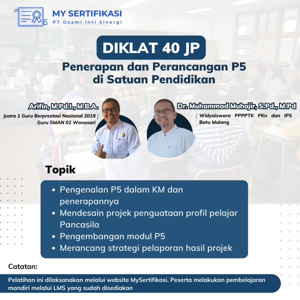 Diklat Penerapan dan Perancangan P5