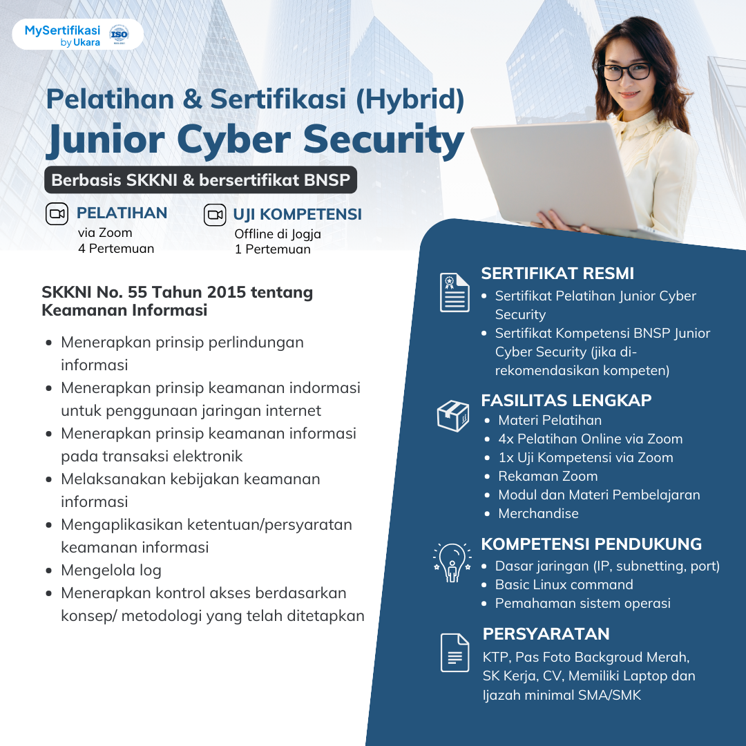Pelatihan & Sertifikasi Junior Cyber Security