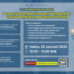 H-1 Bergabung Seminar Online Dosen Pengembangan Profesional!