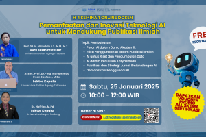 H-1 Bergabung Seminar Online Dosen Pengembangan Profesional!