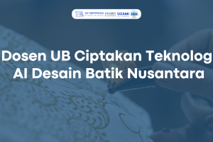 Dosen UB Ciptakan Teknologi AI Desain Batik Nusantara