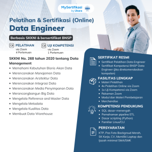 Pelatihan & Sertifikasi Data Engineer