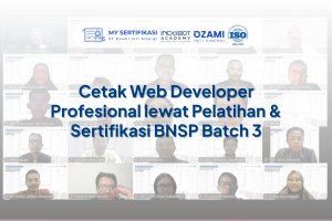Cetak Web Developer Profesional lewat Pelatihan & Sertifikasi BNSP Batch 3