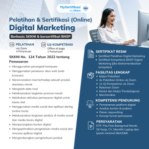 Pelatihan & Sertifikasi Digital Marketing