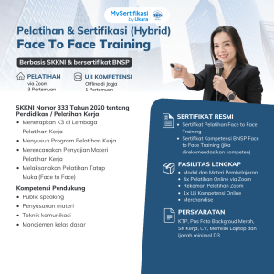 Pelatihan & Sertifikasi BNSP Face to Face Training