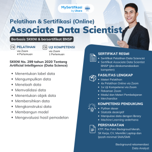 Pelatihan & Sertifikasi Associate Data Scientist