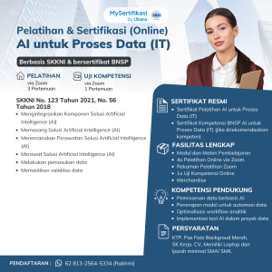 Pelatihan & Sertifikasi BNSP AI untuk Proses Data (IT)