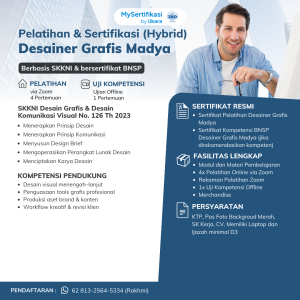 Pelatihan & Sertifikasi BNSP Desainer Grafis Madya